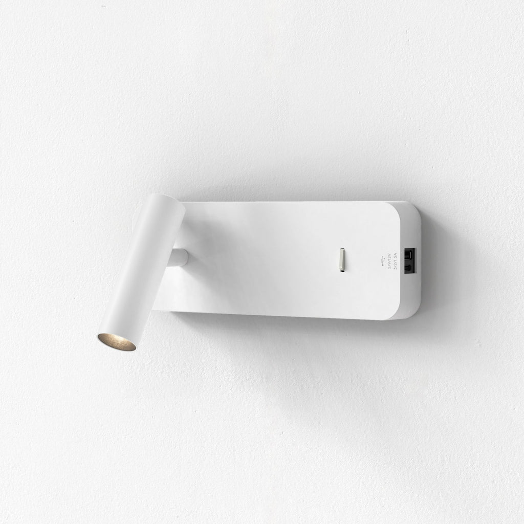 1058249 Enna Surface LED USB A+C Reading Light Matt White