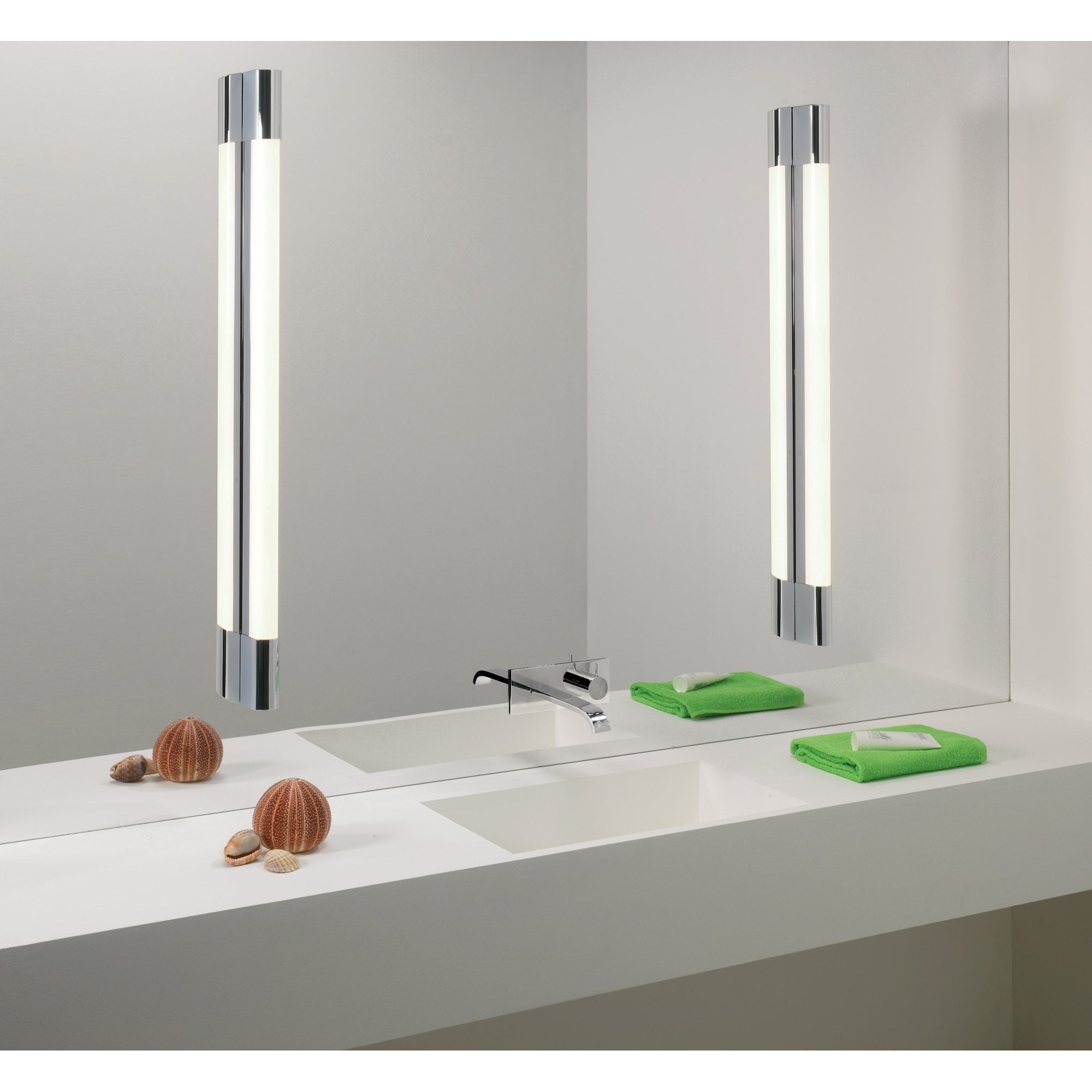 1084034 Palermo LED Bathroom Wall Light Polished Chrome