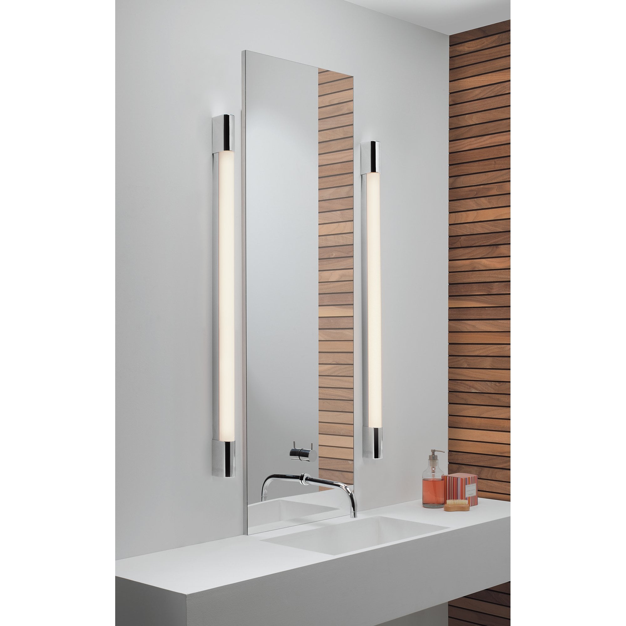 1084034 Palermo LED Bathroom Wall Light Polished Chrome
