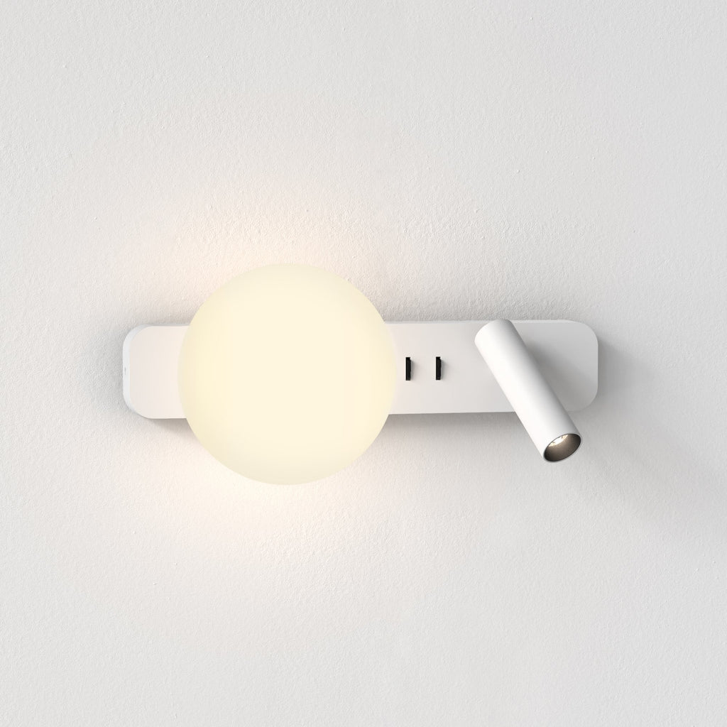 1176008 Zeppo Reader Reading Light Matt White