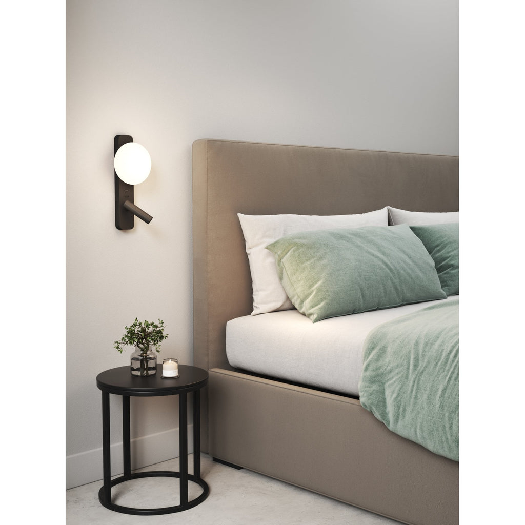 1176009 Zeppo Reader Reading Light Matt Black