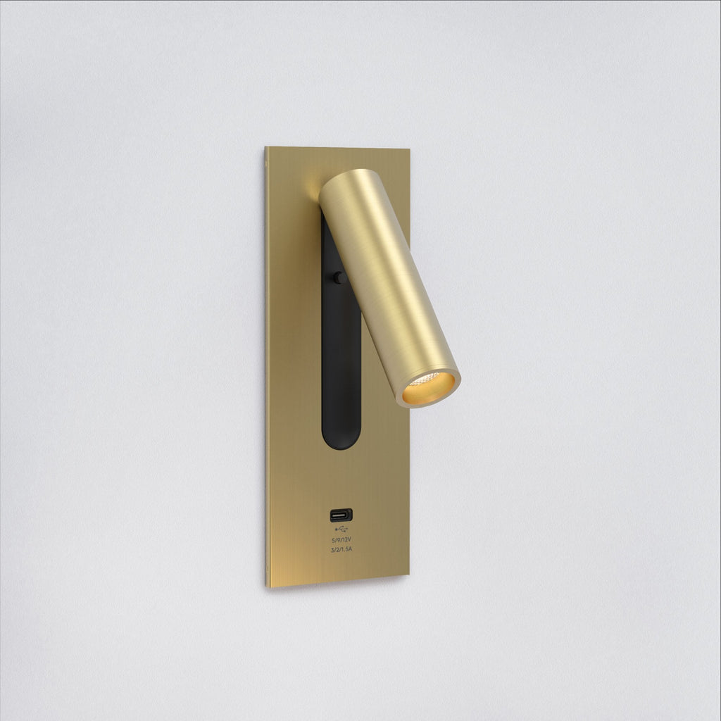 1215145 Fuse 3 USB C LED Reading Light Matt Gold