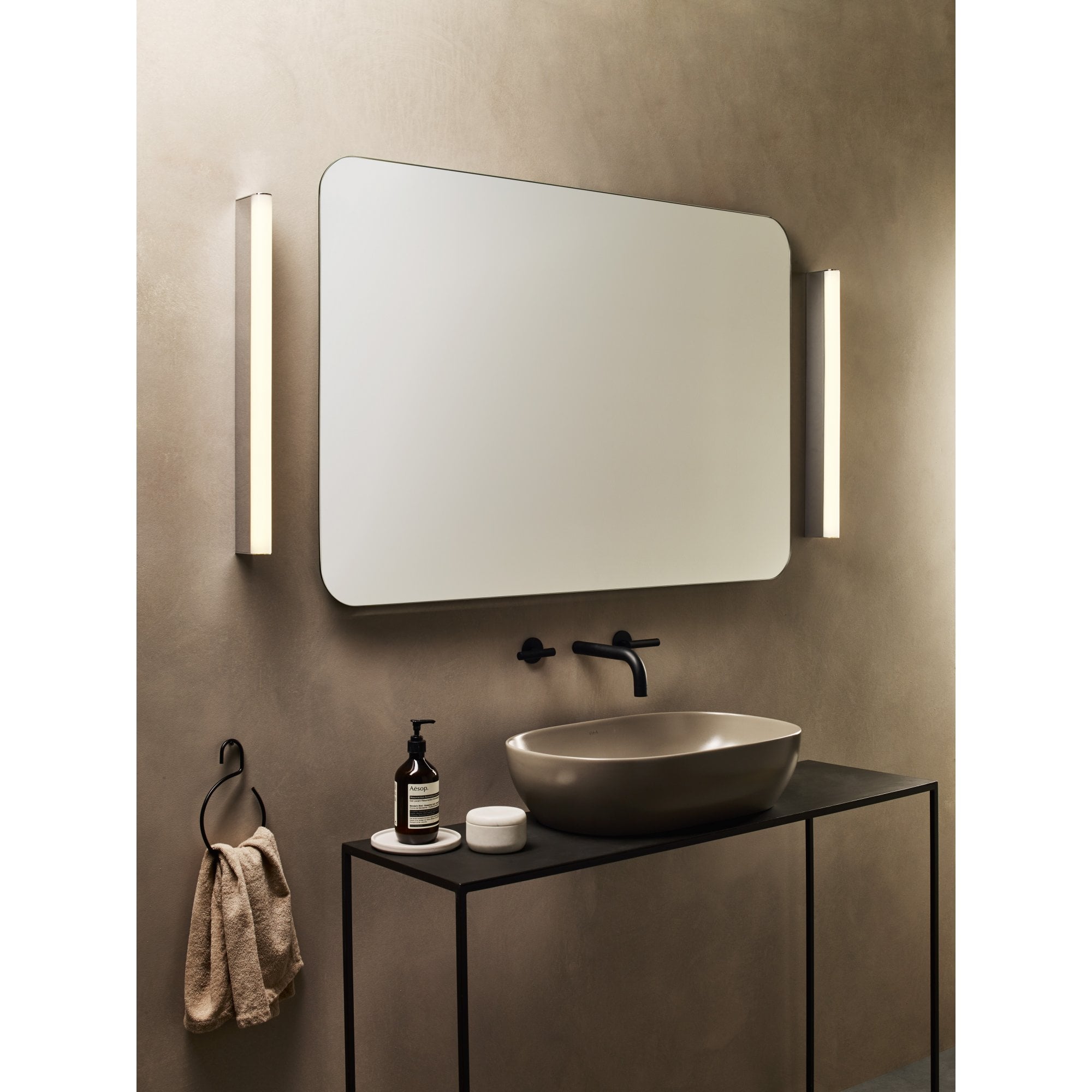 1308006 Artemis 600 LED Bathroom Wall Light Polished Chrome