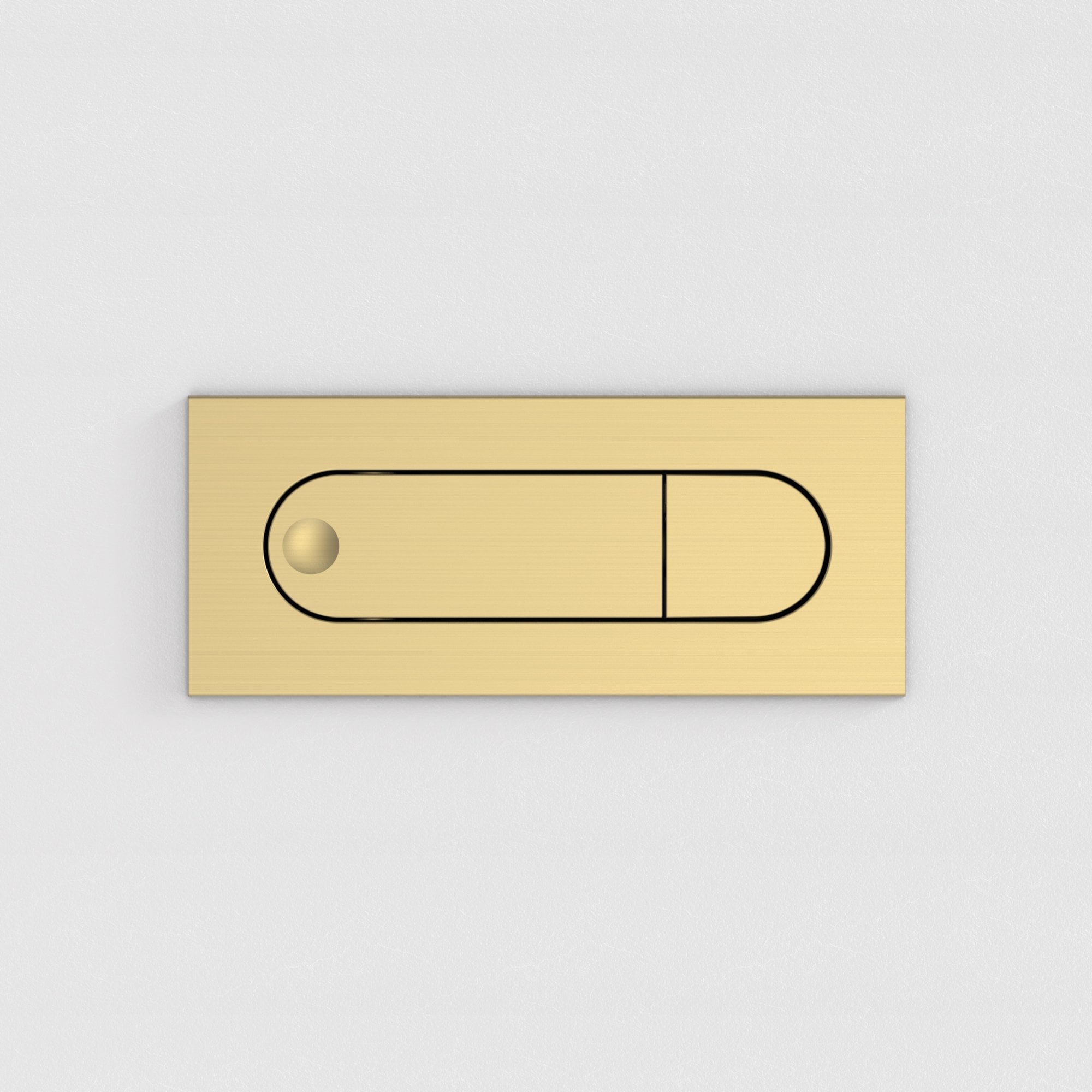 1323044 Digit LED Reading Light Matt Gold