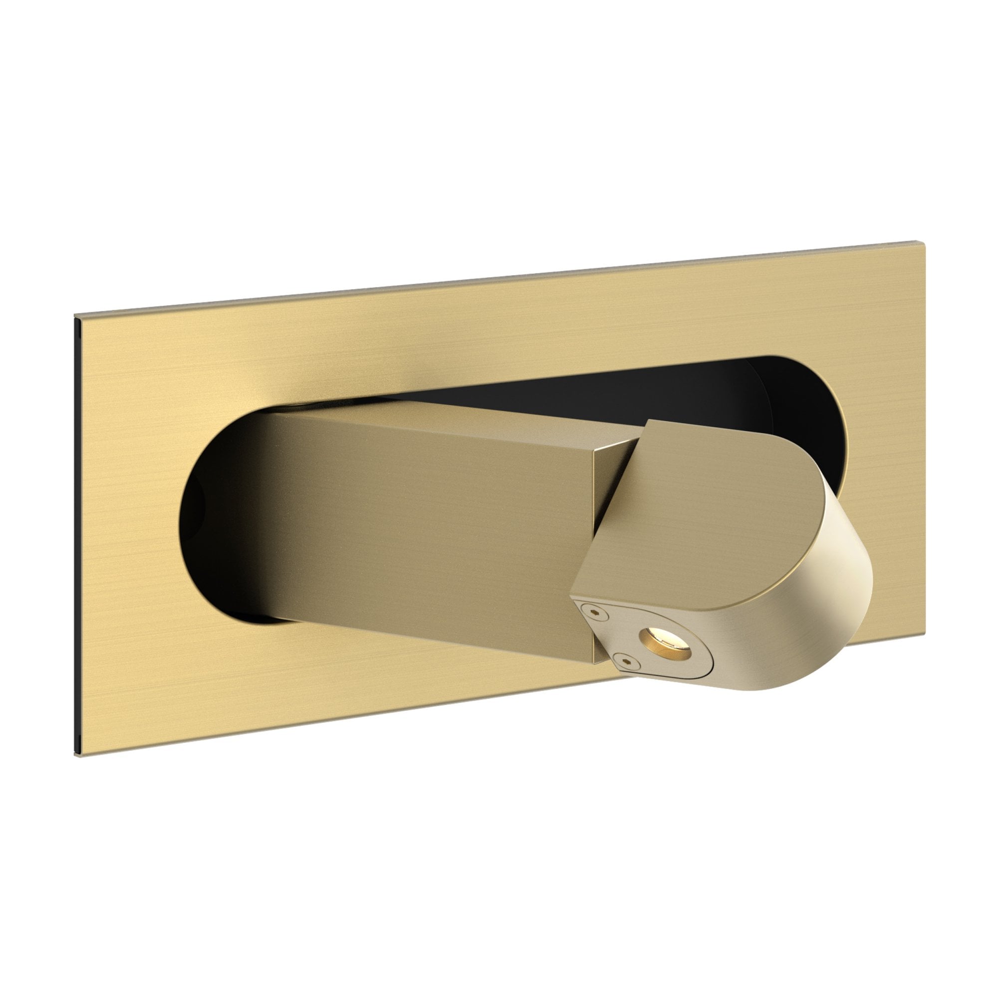 1323044 Digit LED Reading Light Matt Gold