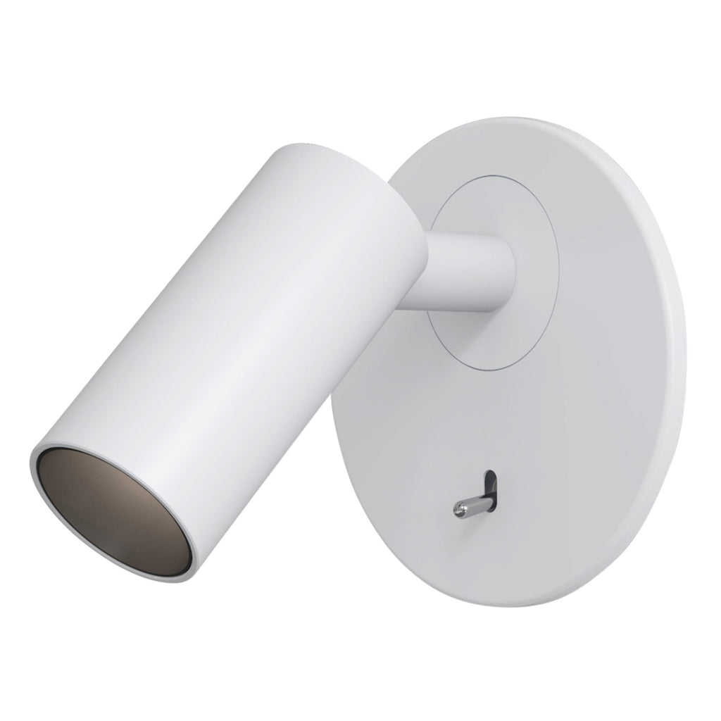 1407006 Micro Recess Switched LED Reading Light Matt White
