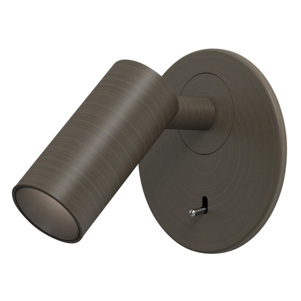 1407009 Micro Recess Switched LED Reading Light Bronze