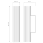 1409055 io 420 LED Bathroom Wall Light Polished Chrome