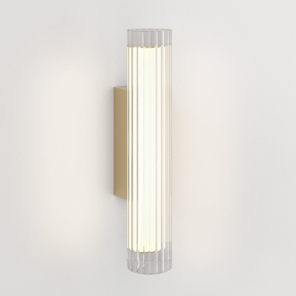1409057 io 420 LED Bathroom Wall Light Matt Gold