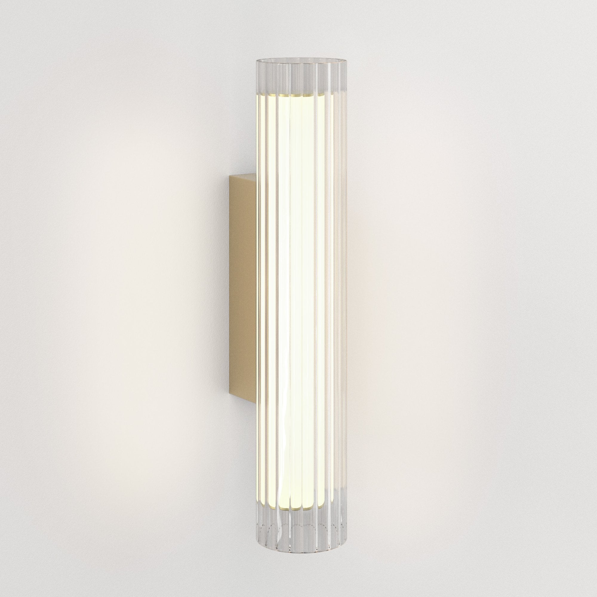 1409057 io 420 LED Bathroom Wall Light Matt Gold