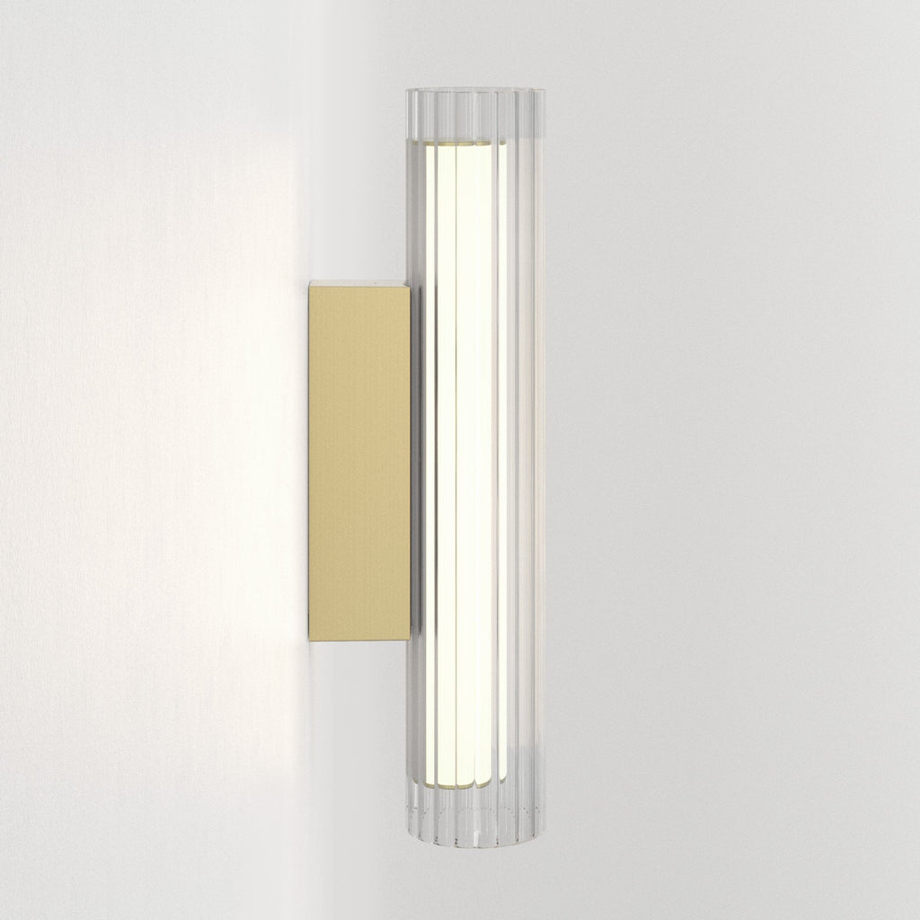 1409057 io 420 LED Bathroom Wall Light Matt Gold