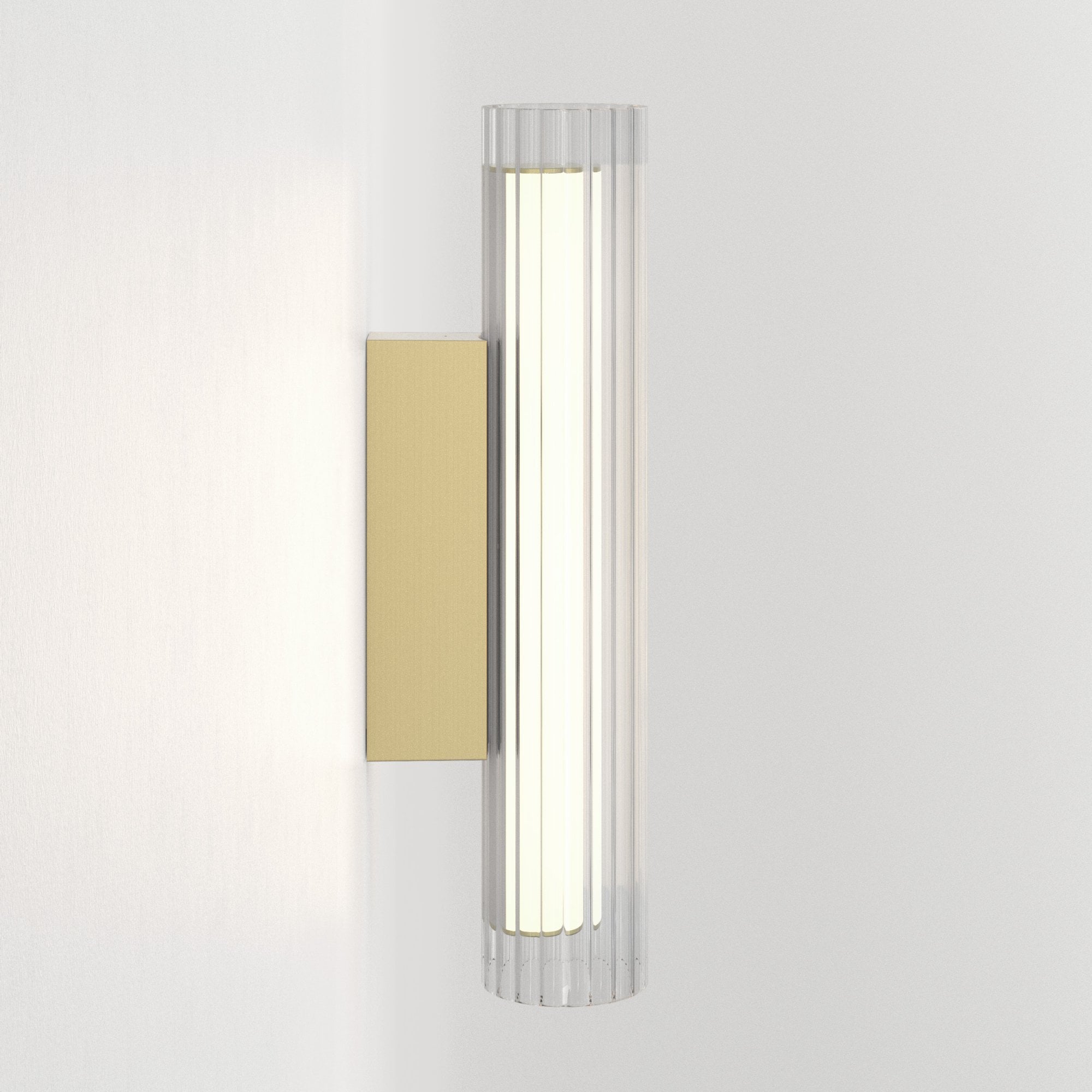1409057 io 420 LED Bathroom Wall Light Matt Gold