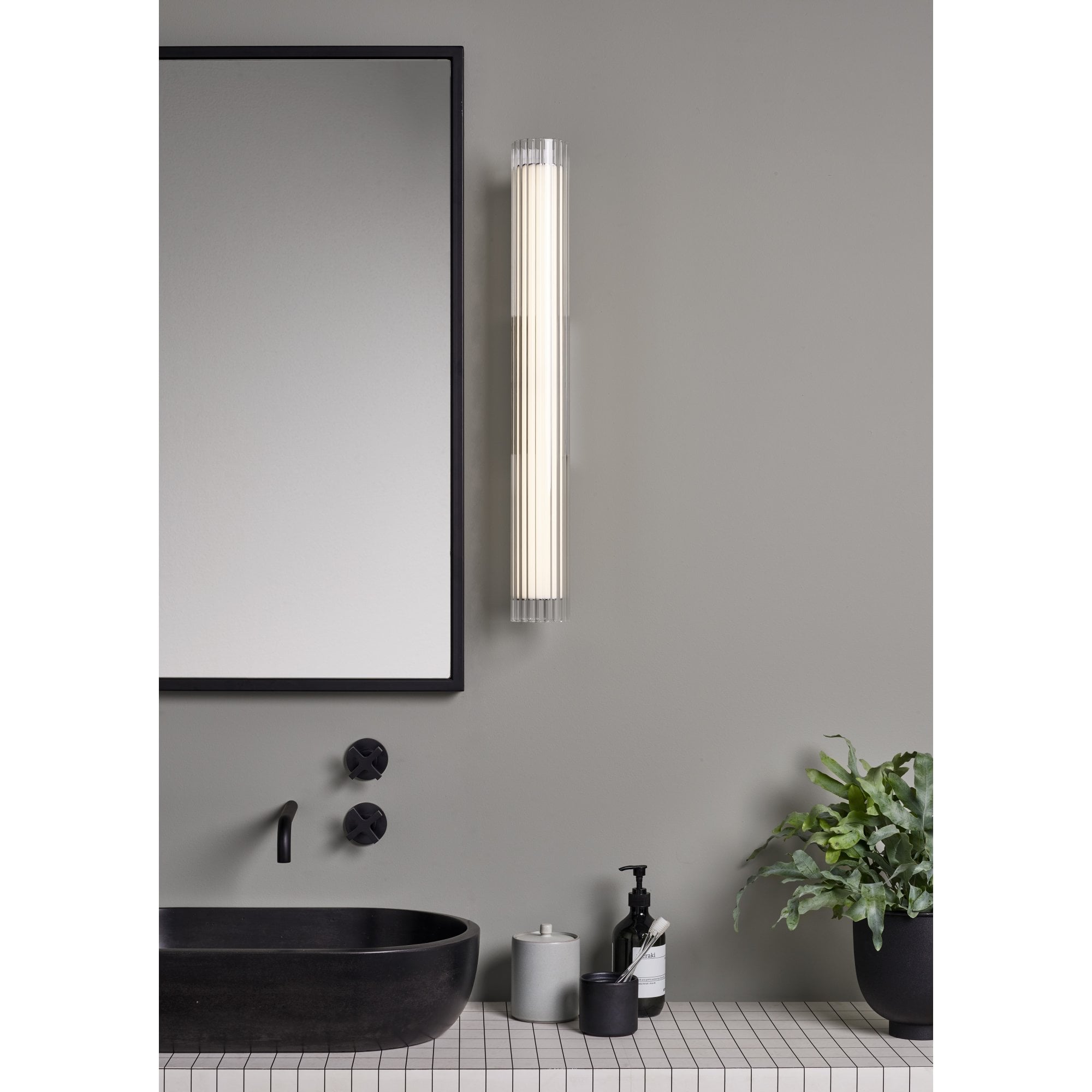 1409060 io 665 LED Bathroom Wall Light Matt Gold