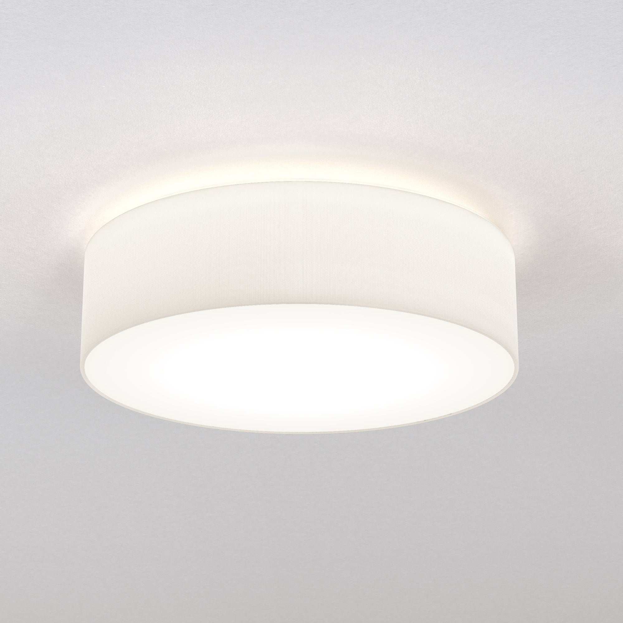 1421004 Cambria 480 3 Light Ceiling Light White Fabric
