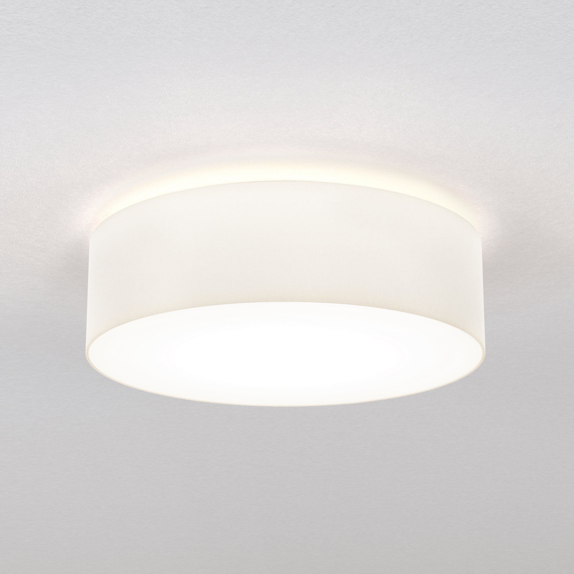 1421007 Cambria 580 3 Light Ceiling Light White Fabric