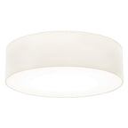 1421007 Cambria 580 3 Light Ceiling Light White Fabric