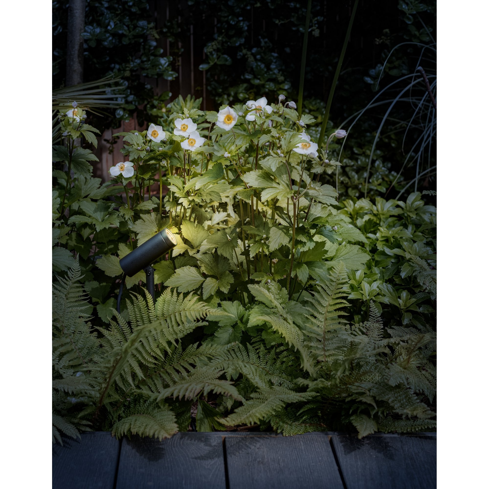 1426002 Myos LED Outdoor Spotlight Textured Black