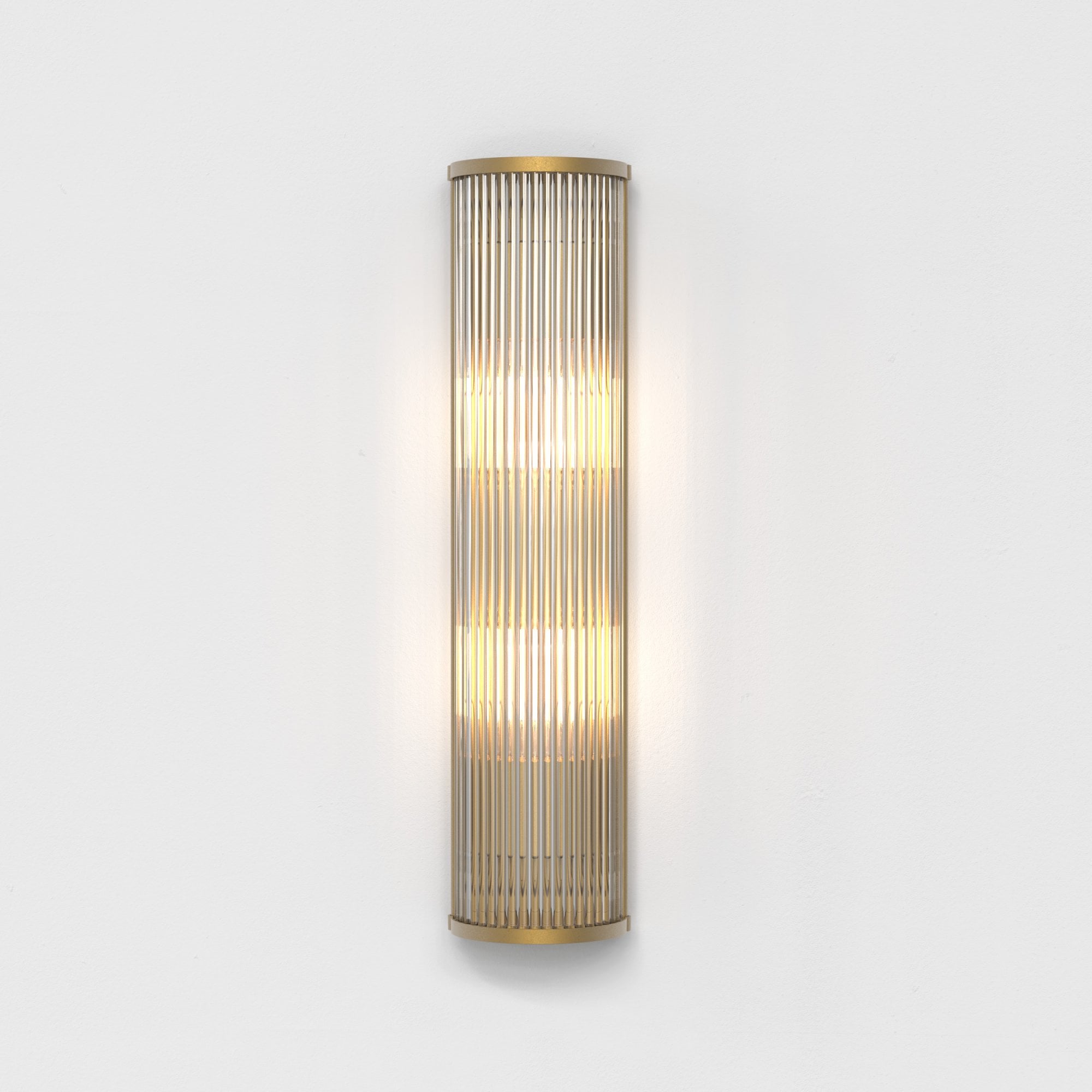 1427004 Avignon Round 525 2 Light Wall Light Antique Brass (S)