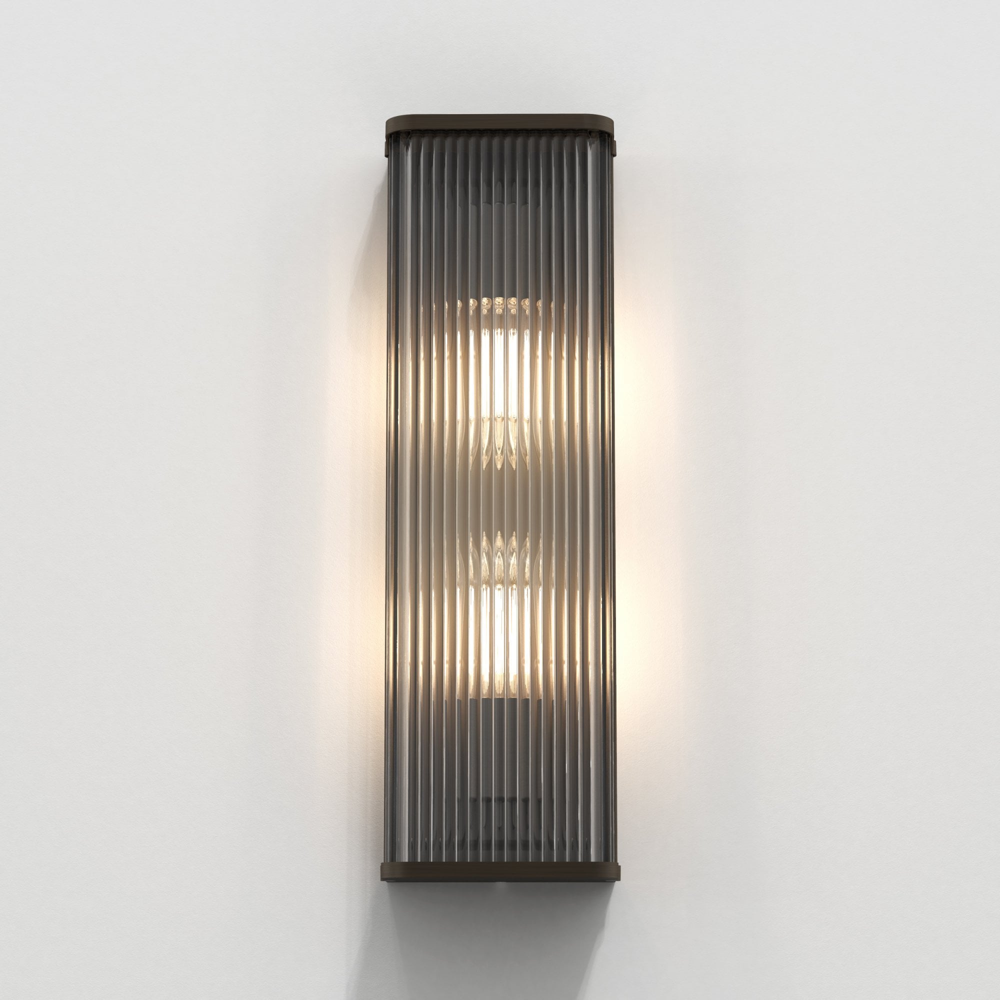 1427011 Avignon Square 500 2 Light Wall Light Bronze