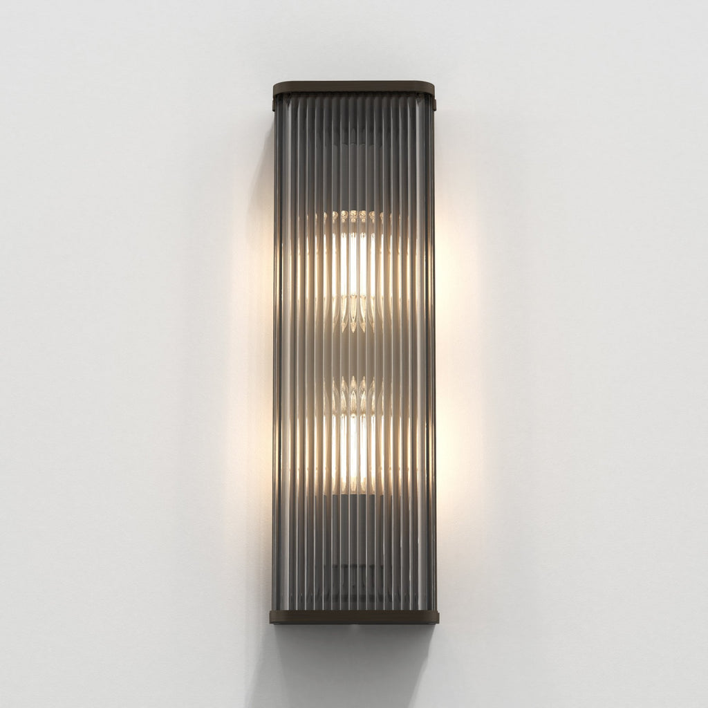 1427011 Avignon Square 500 2 Light Wall Light Bronze (S)