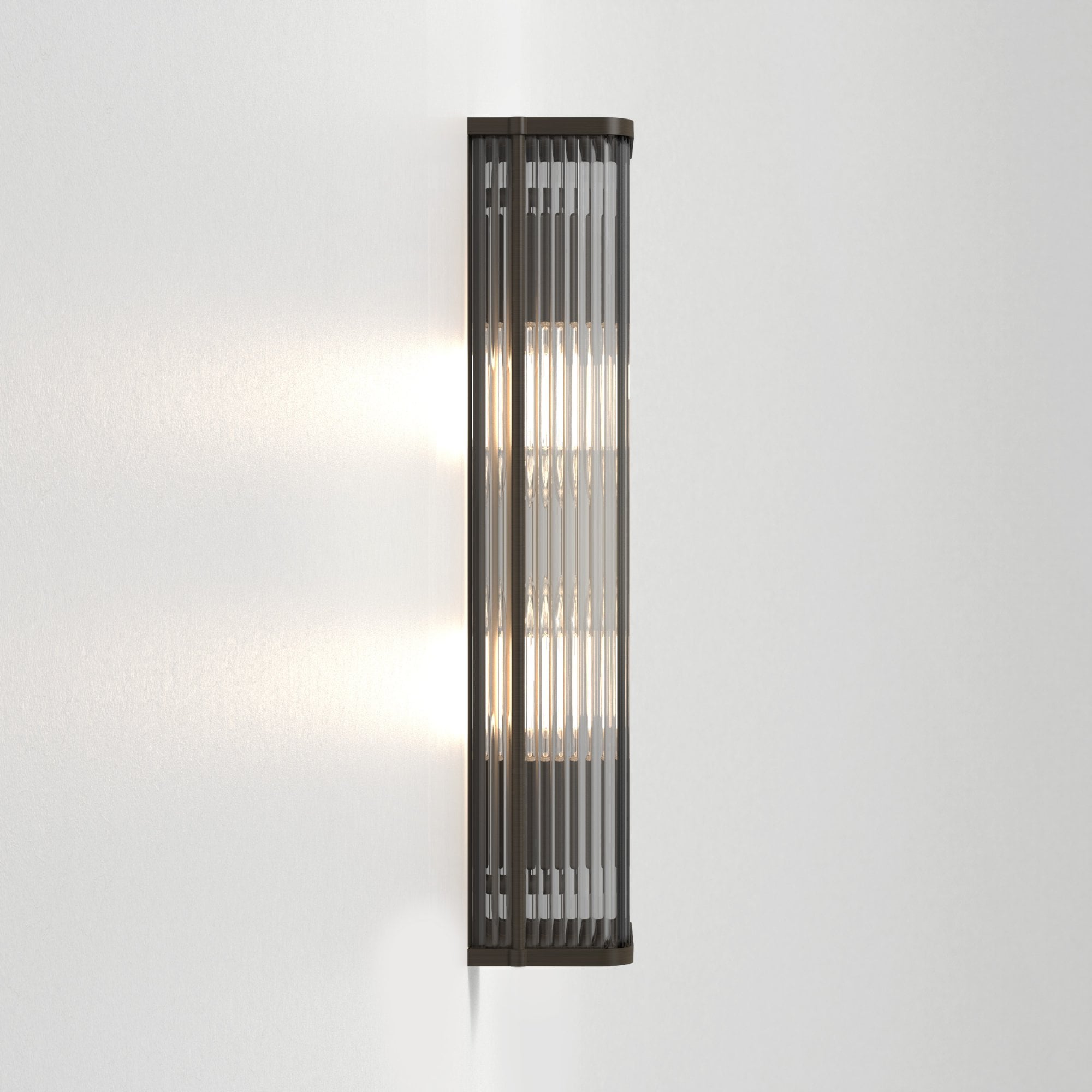 1427011 Avignon Square 500 2 Light Wall Light Bronze