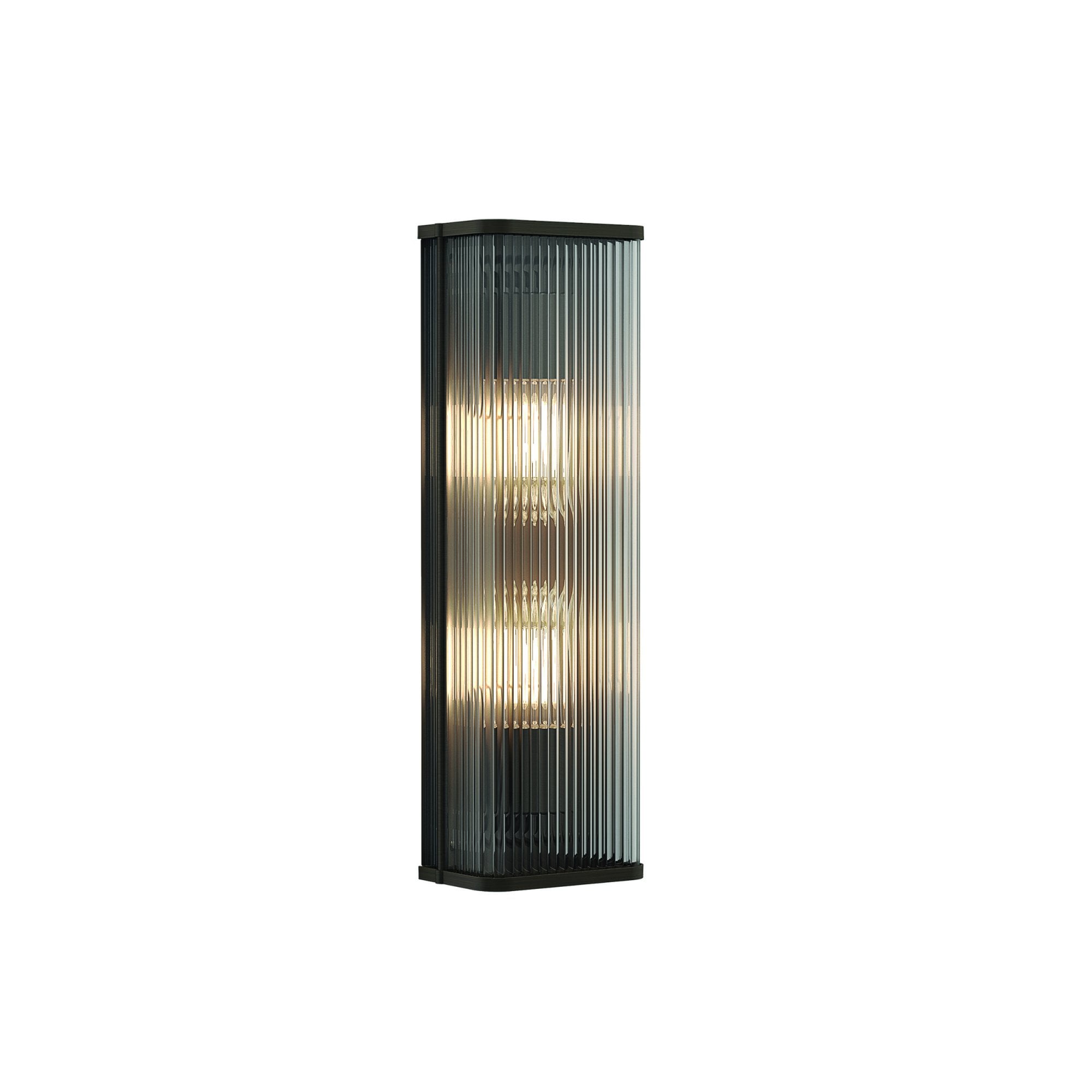 1427011 Avignon Square 500 2 Light Wall Light Bronze (S)