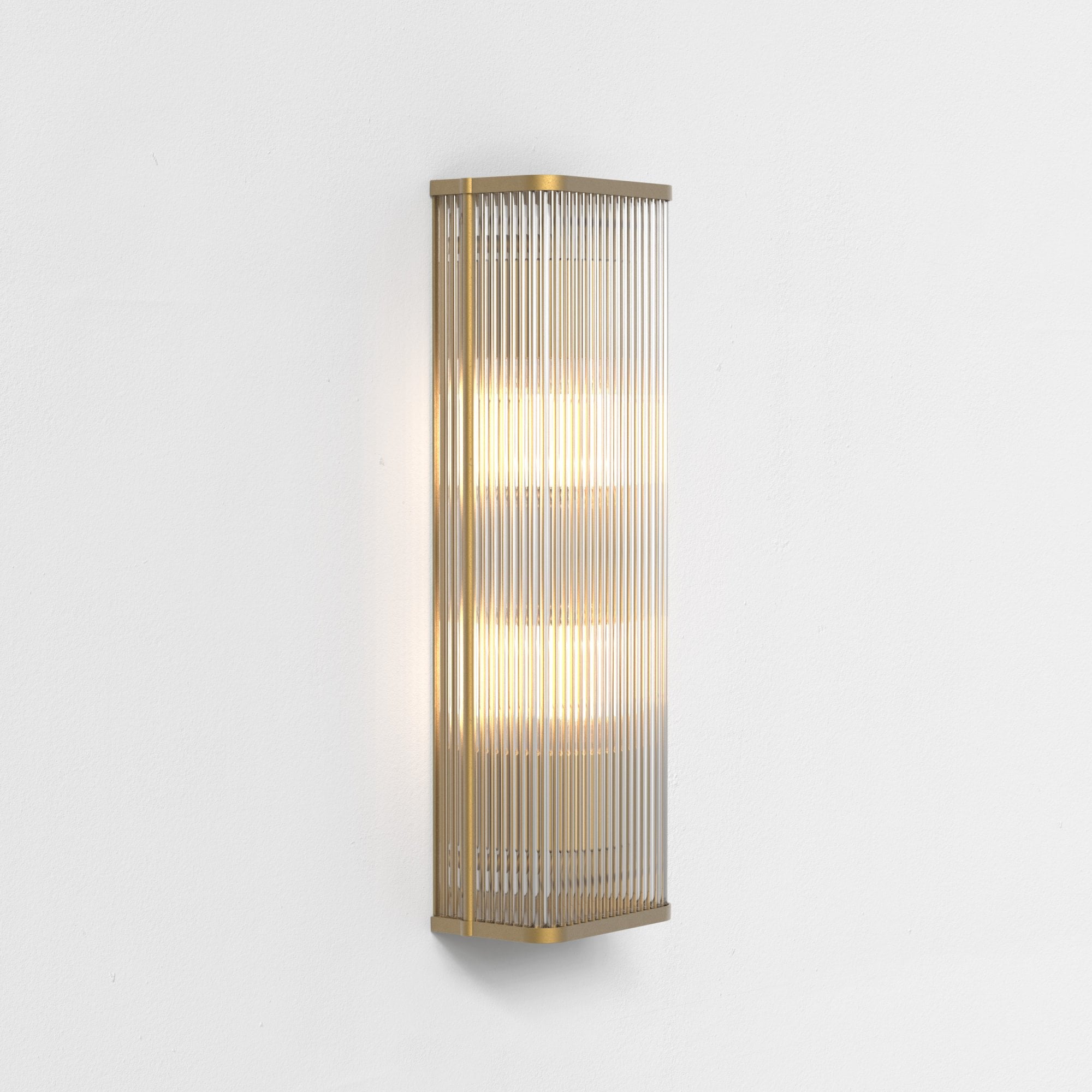 1427012 Avignon Square 500 2 Light Wall Light Antique Brass