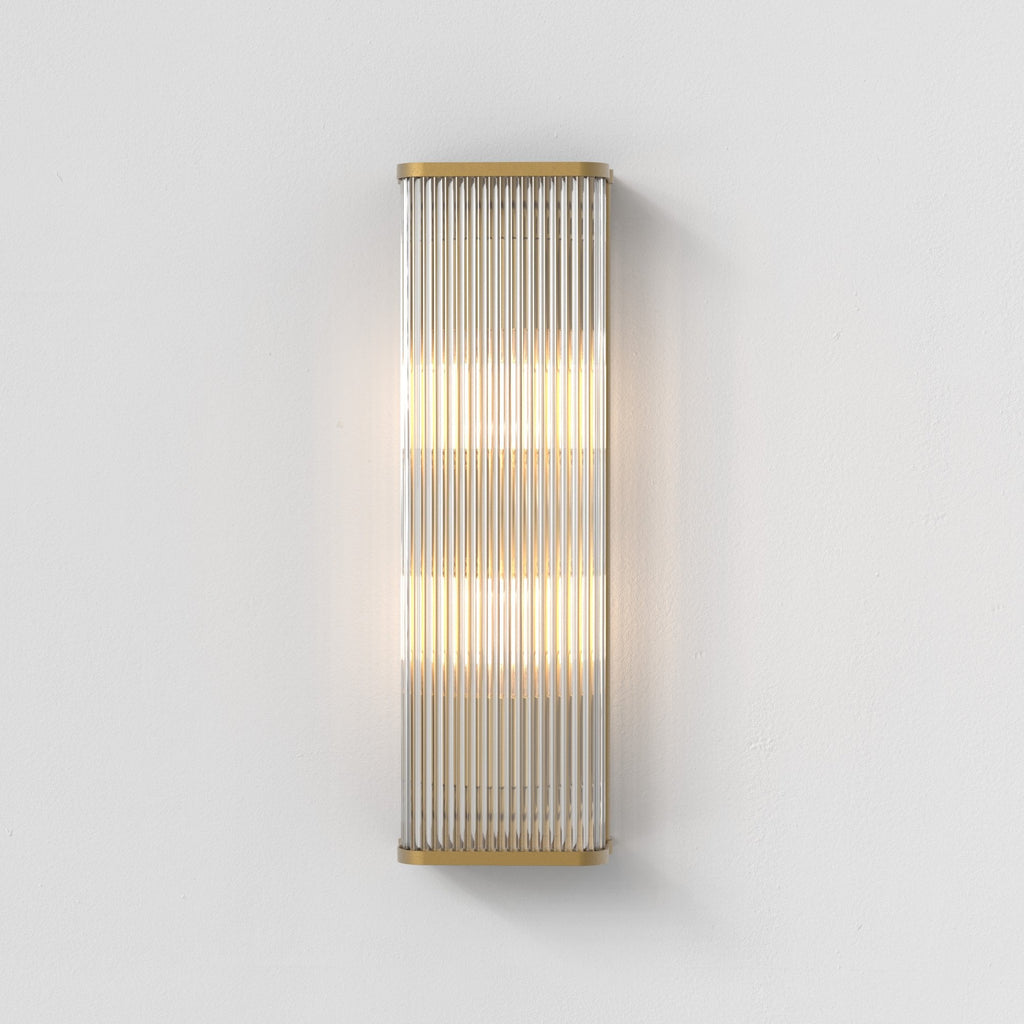 1427012 Avignon Square 500 2 Light Wall Light Antique Brass