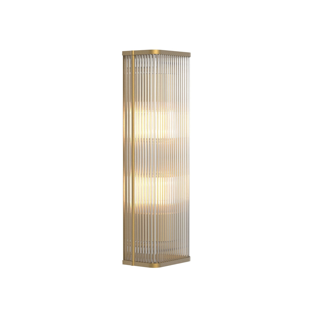 1427012 Avignon Square 500 2 Light Wall Light Antique Brass