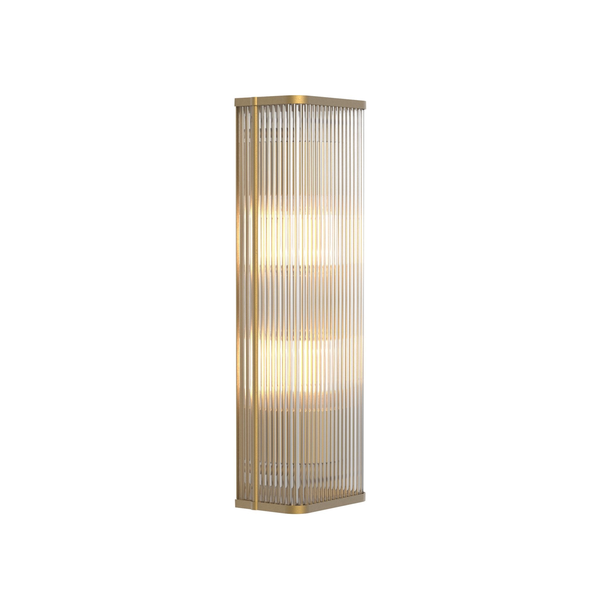 1427012 Avignon Square 500 2 Light Wall Light Antique Brass