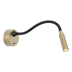 1435003 Lucca Surface LED Reading Light Matt Gold
