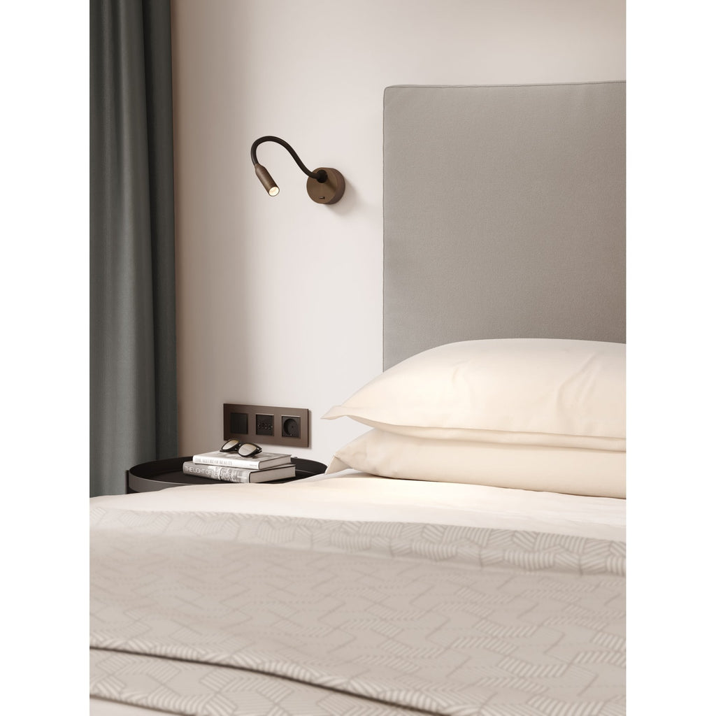 1435004 Lucca Surface LED Reading Light Bronze