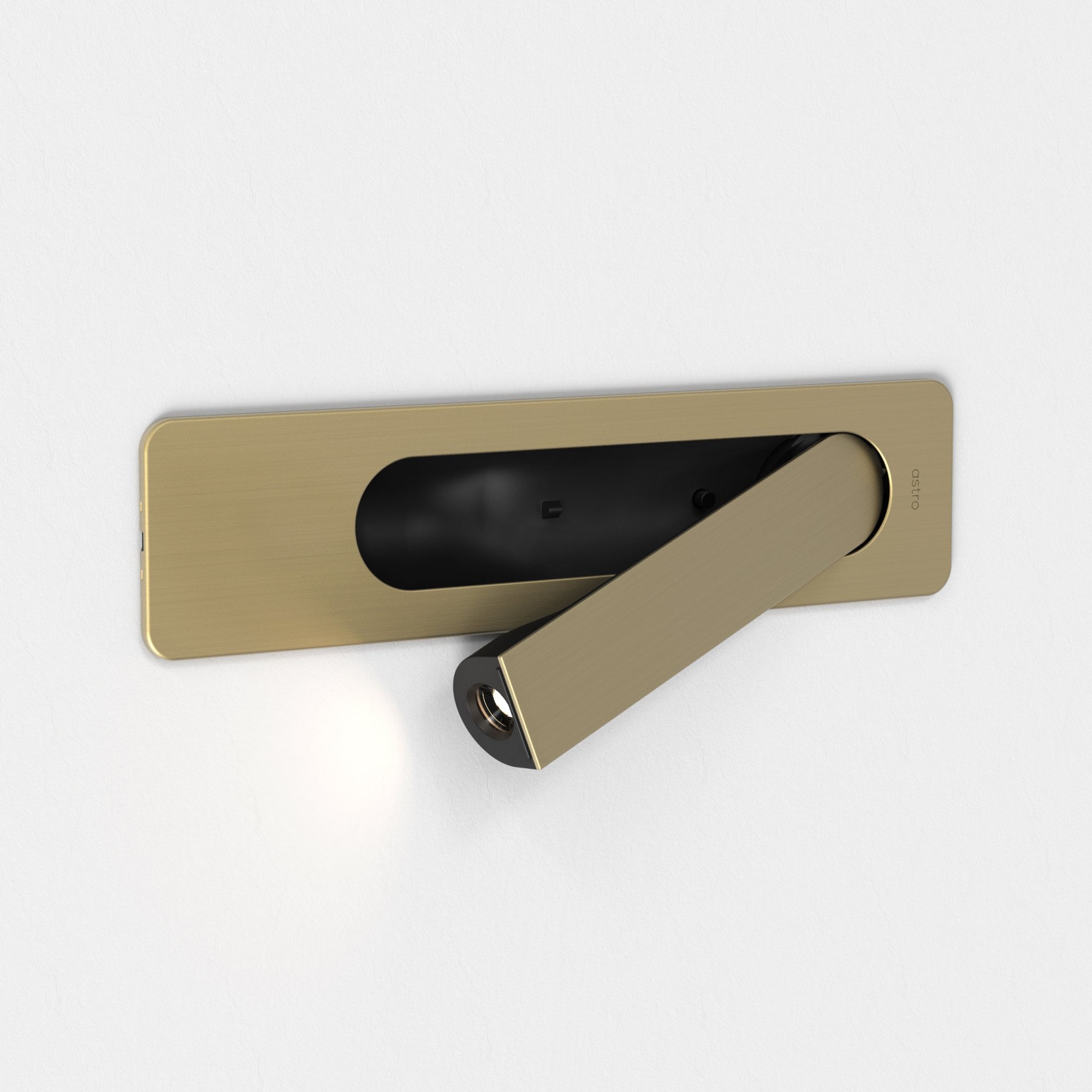 1437021 Keta LED Reading Light Matt Gold