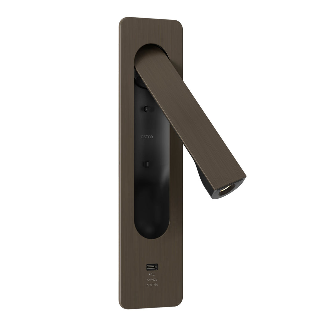 1437037 Keta USB C LED Reading Light Bronze