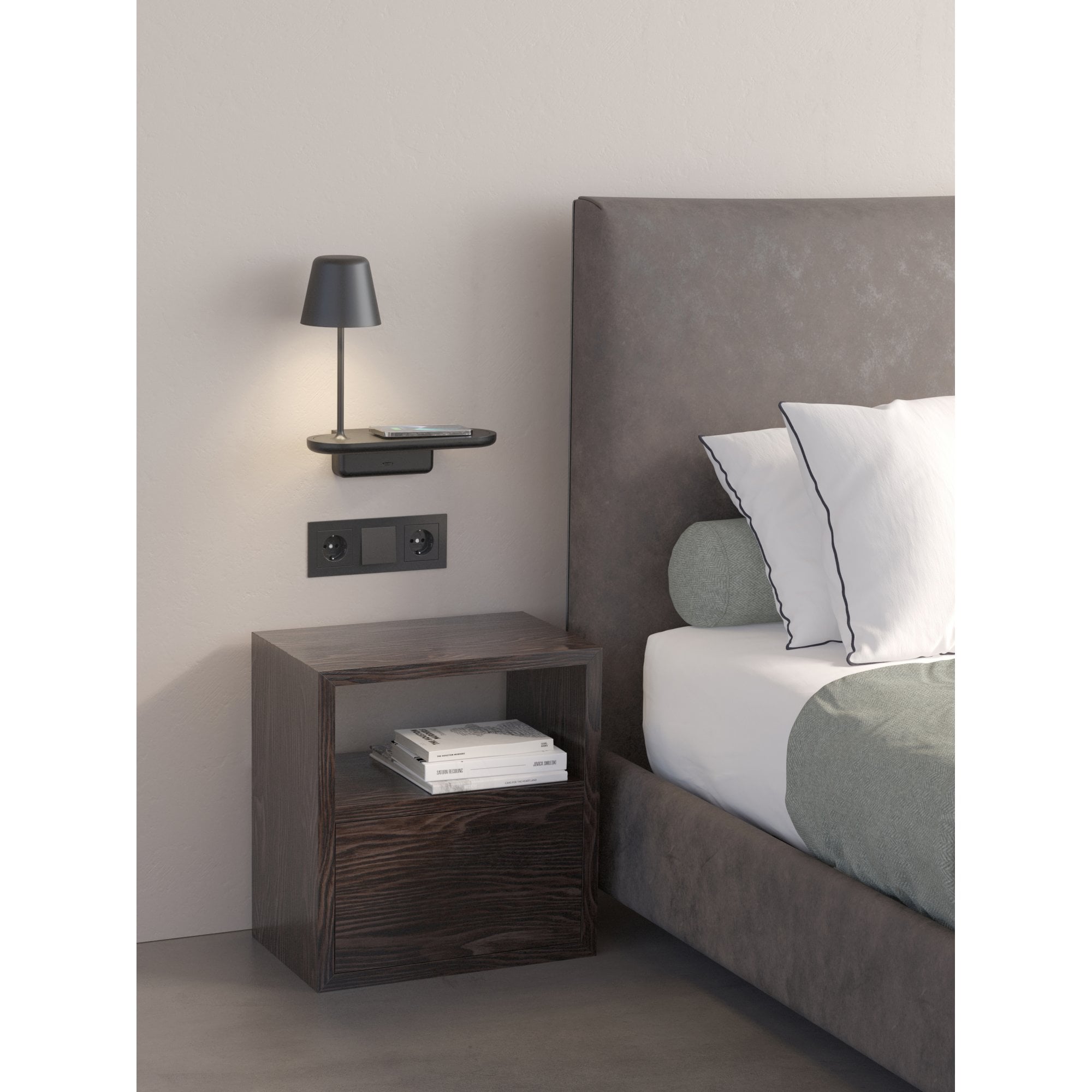 1446002 Ito Wall Light Matt Black