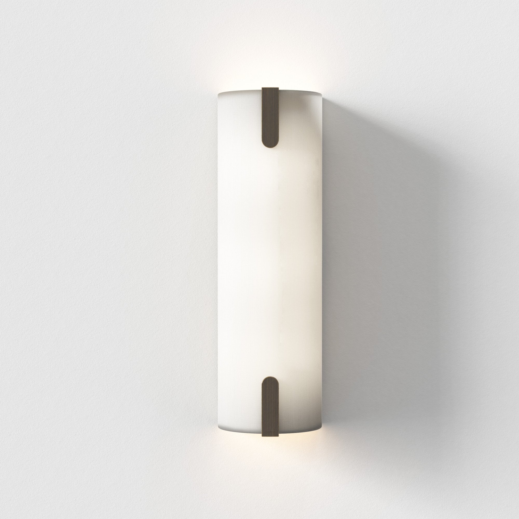 1469001 Elba 400 Wall 2 Light Wall Light White Fabric