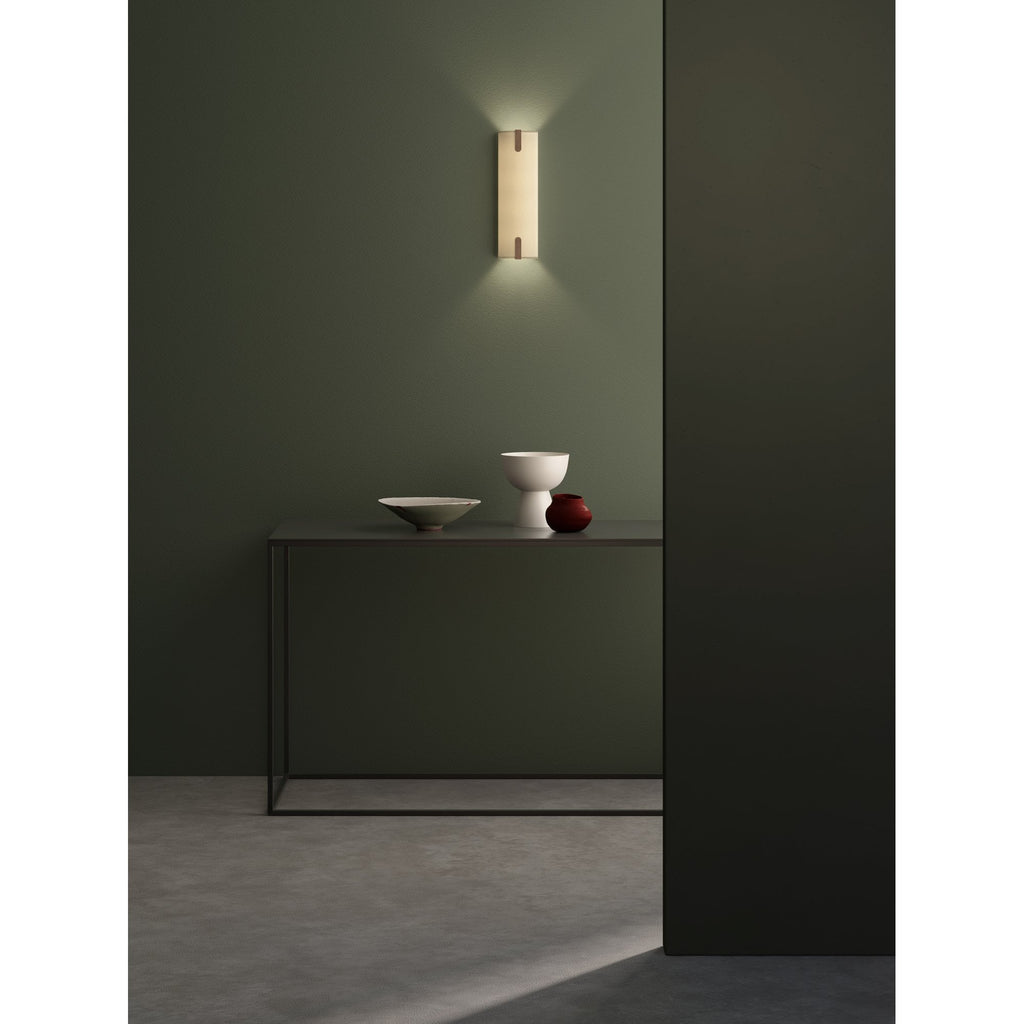 1469002 Elba 400 Wall 2 Light Wall Light Putty Fabric