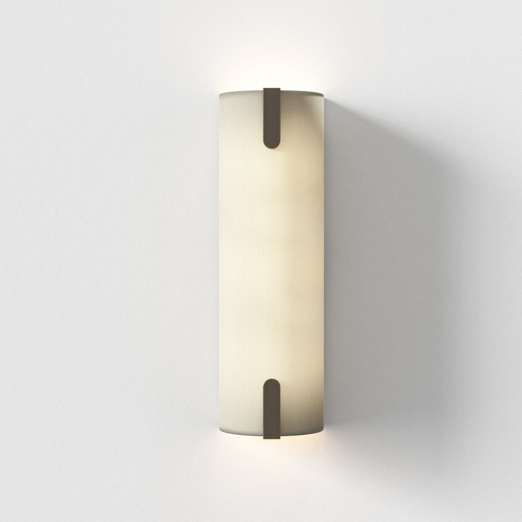 1469002 Elba 400 Wall 2 Light Wall Light Putty Fabric