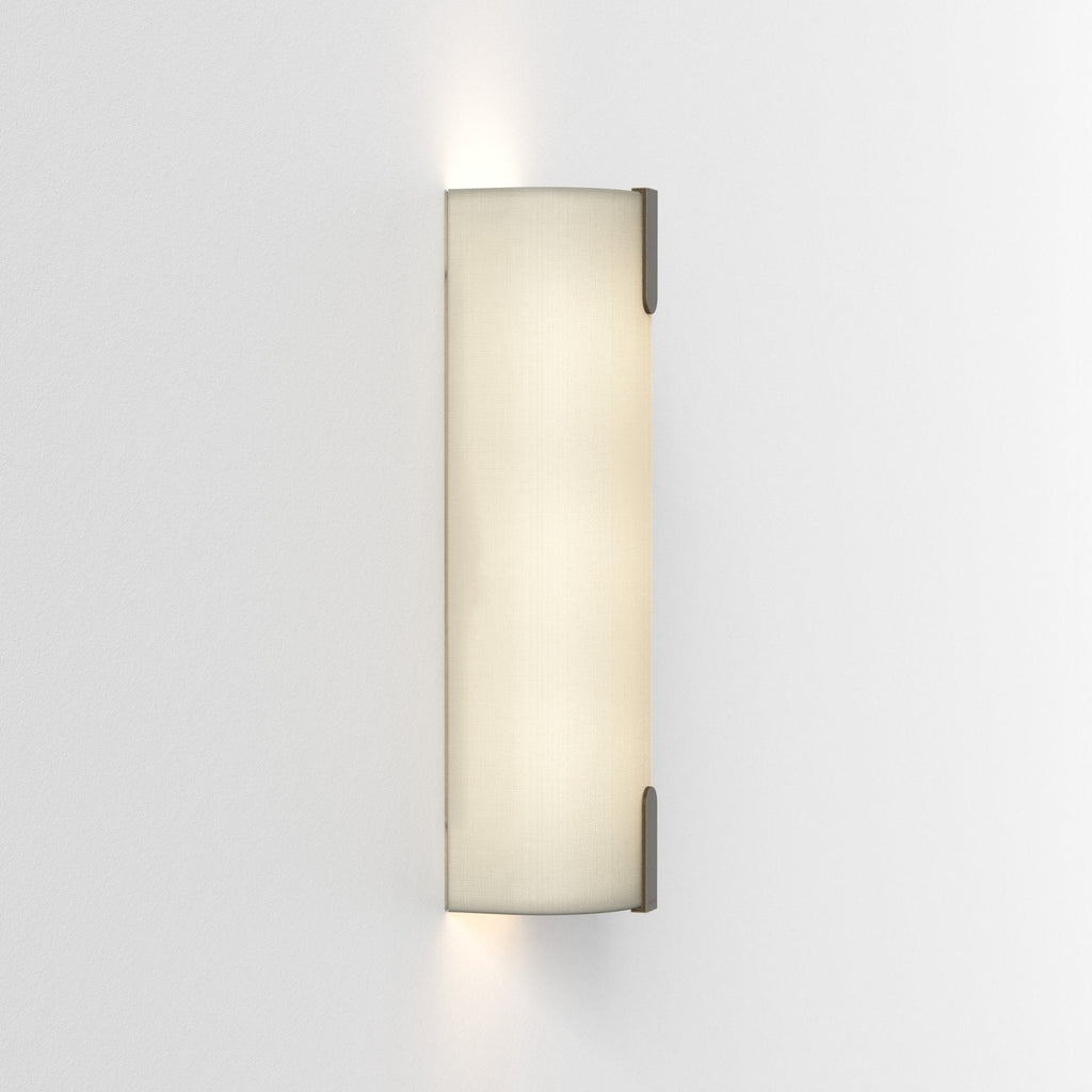 1469002 Elba 400 Wall 2 Light Wall Light Putty Fabric