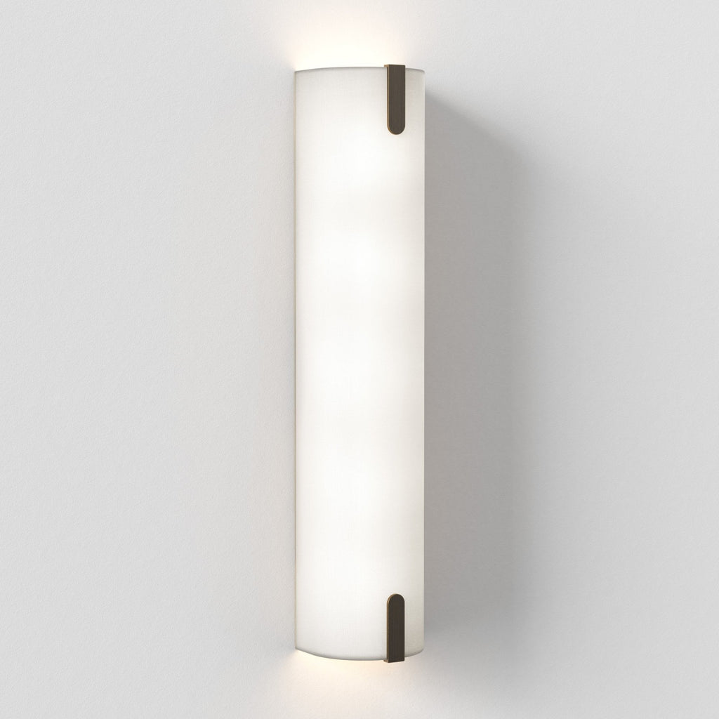 1469003 Elba 600 Wall 2 Light Wall Light White Fabric
