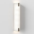 1469003 Elba 600 Wall 2 Light Wall Light White Fabric