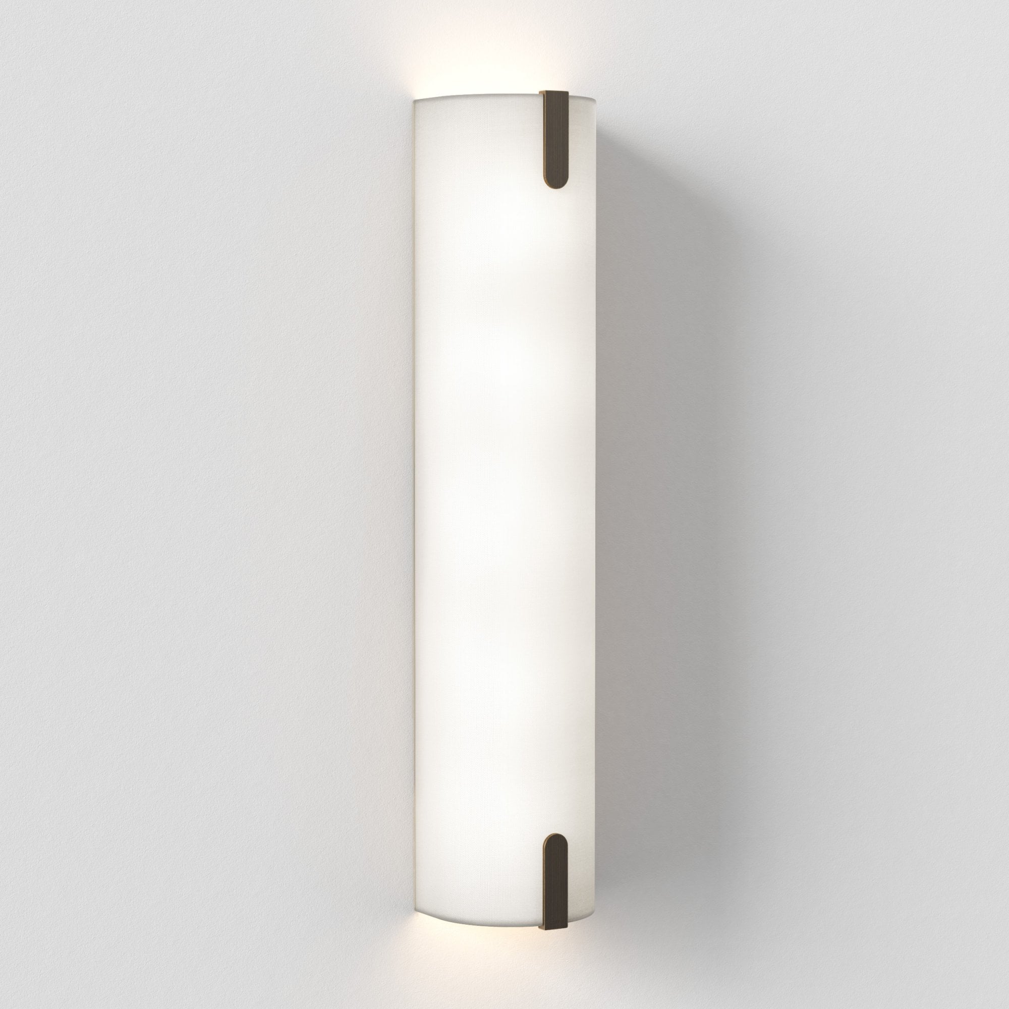 1469003 Elba 600 Wall 2 Light Wall Light White Fabric