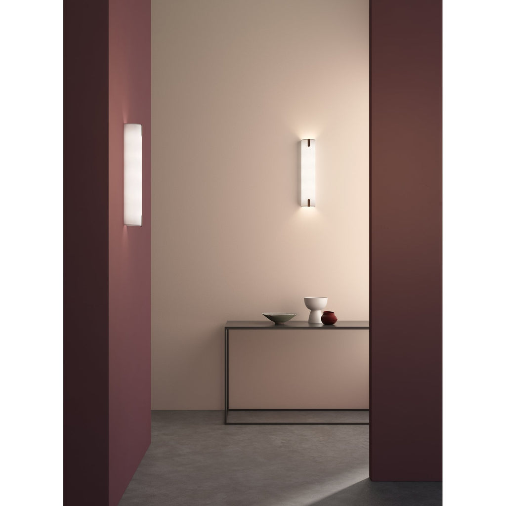 1469003 Elba 600 Wall 2 Light Wall Light White Fabric