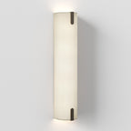 1469004 Elba 600 Wall 2 Light Wall Light Putty Fabric