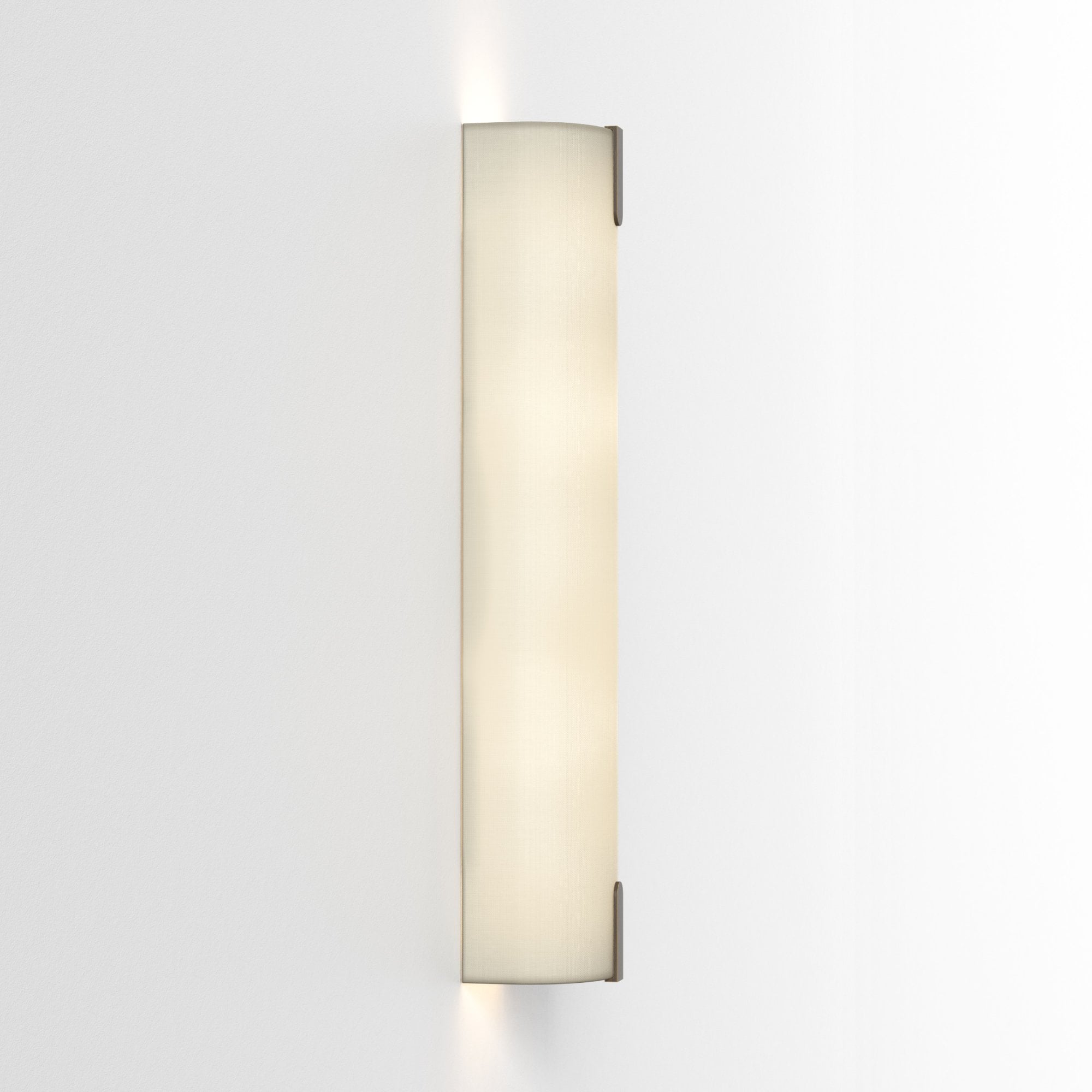 1469004 Elba 600 Wall 2 Light Wall Light Putty Fabric