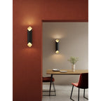 1481017 Ako 600 Phase LED Wall Light Matt Black