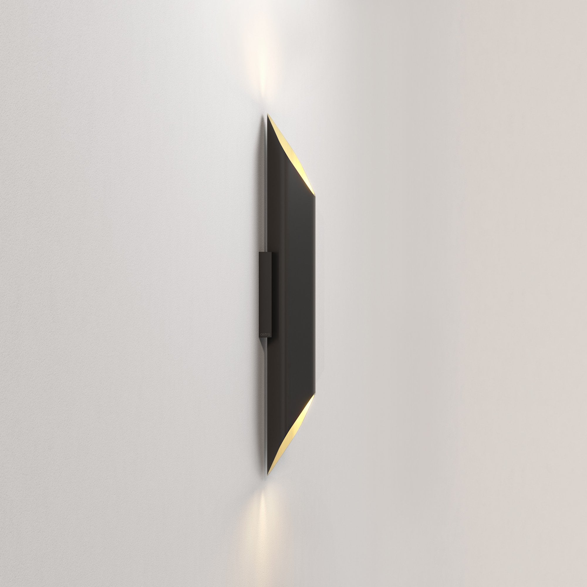 1481017 Ako 600 Phase LED Wall Light Matt Black