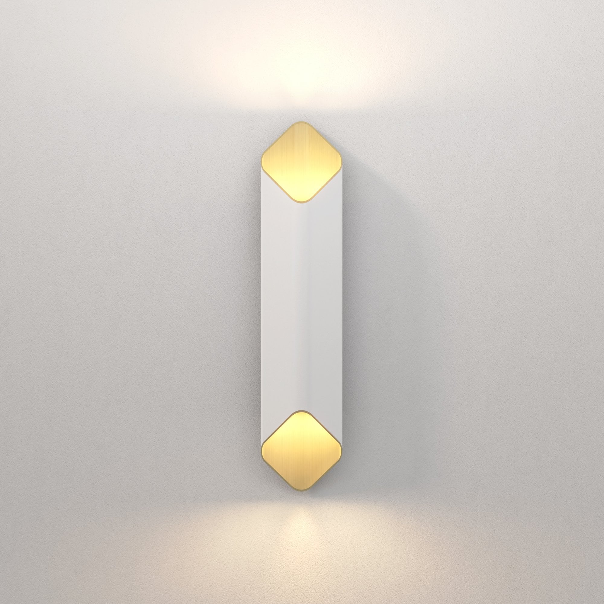 1481018 Ako 600 Phase LED Wall Light Matt White