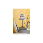 VIR4238-IKA2623 Virgil Rechargeable Table Lamp Polished Nickel With Blue Shade LED