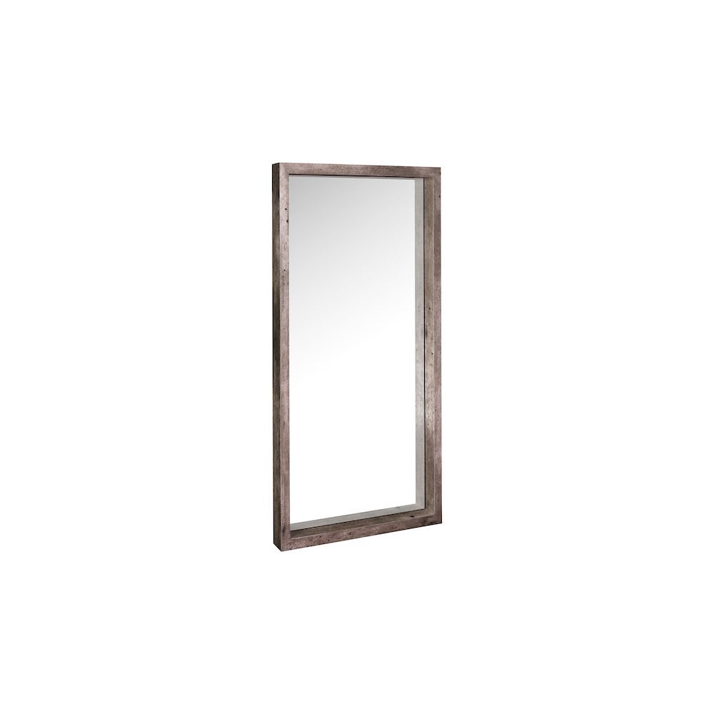 002ROC002 Rocco Mirror Distressed Concrete Effect Veneer 90 X 50cm